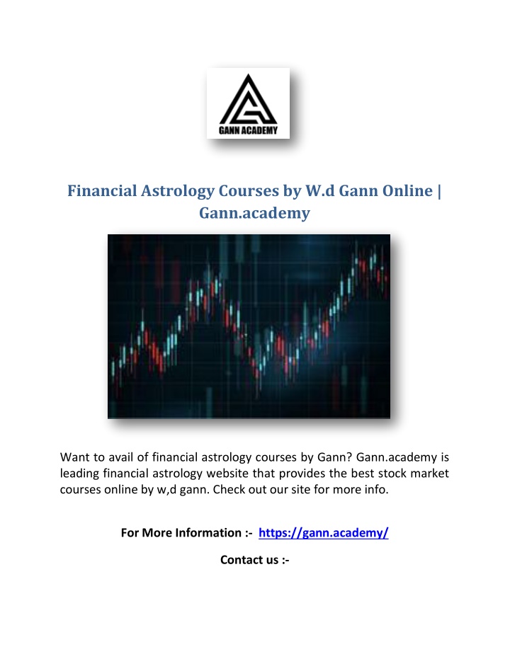 financial astrology courses by w d gann online