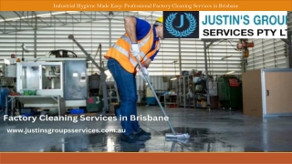 How Professional Cleaning Boosts Productivity in Industrial Spaces