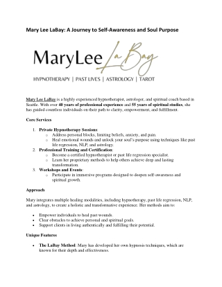 marry lee la bay