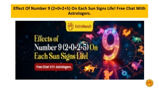 effect of number 9 2 0 2 5 on each sun signs life free chat with astrologers