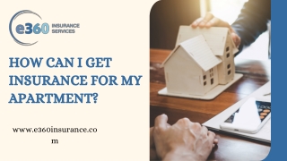 How Can I Get Insurance for My Apartment