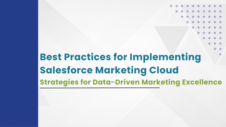 best practices for implementing salesforce