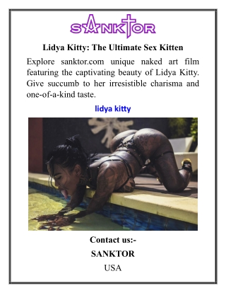 Lidya Kitty The Ultimate Sex Kitten