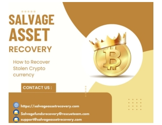 CRYPTOCURENCY & ETHEREUM RECOVERY EXPERT- / CONTACT SALVAGE ASSET RECOVERY