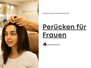 Echthaar Perücken für Frauen - Superhairpieces