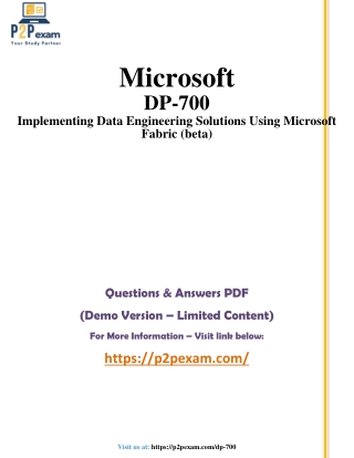 microsoft dp 700