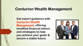 Centurion Wealth Management