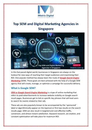 top sem and digital marketing agencies
