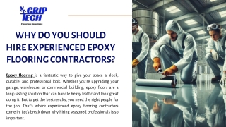 Why do you should hire experienced epoxy flooring contractors