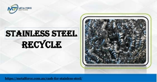 Stainless Steel Recycle Services with Top Cash Offers | Metal Force Recycling