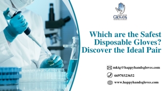 Which are the Safest Disposable Gloves Discover the Ideal Pair