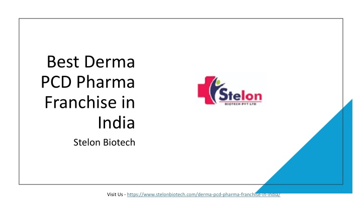 best derma pcd pharma franchise in india