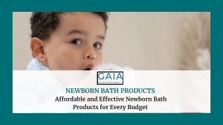 newborn bath products affordable and effective