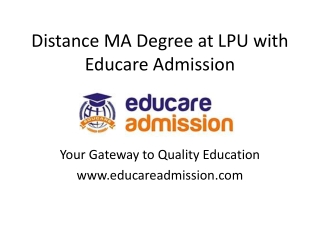 Distance MA Degree at LPU – Flexible, Affordable & Accredited