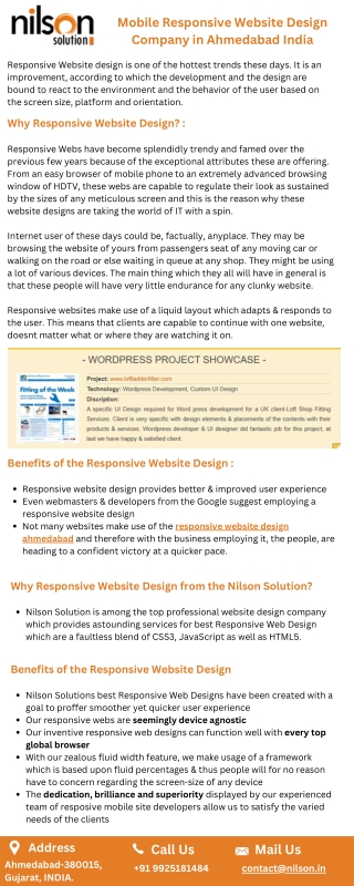 mobile responsive website design company