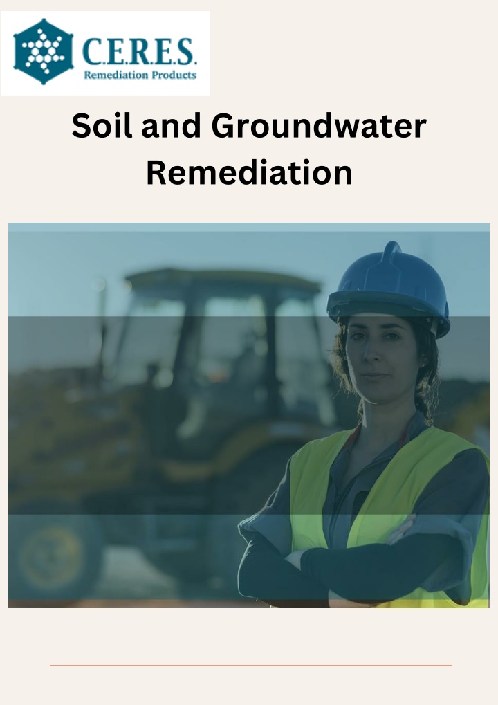 soil and groundwater remediation