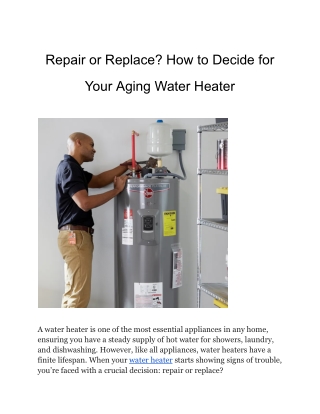 Repair or Replace_ How to Decide for Your Aging Water Heater