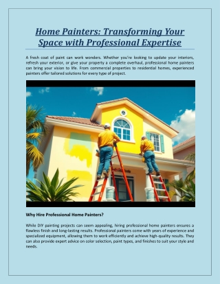 home painters transforming your space with