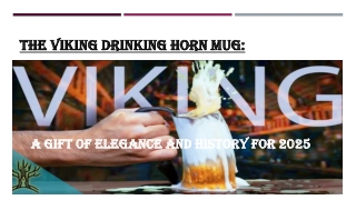 THE VIKING DRINKING HORN MUG