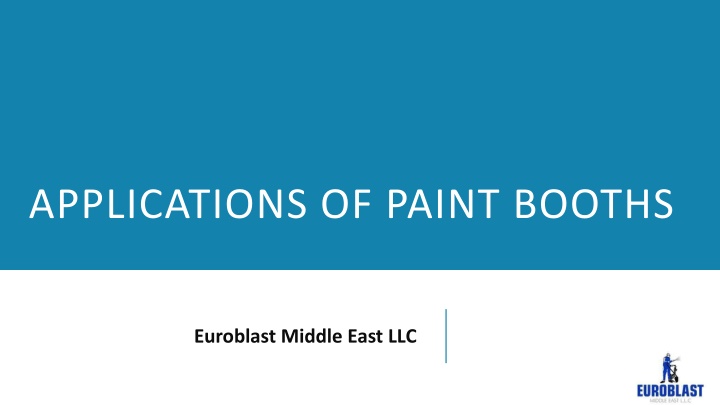 applications of paint booths