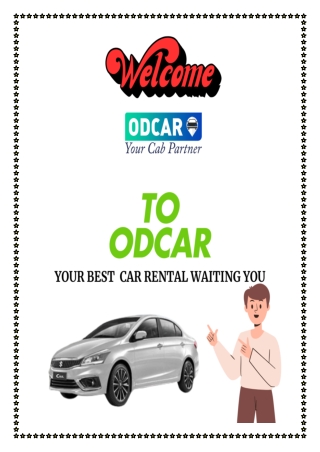 ODCAR- How to Rent a Car in Bhubaneswar for Business, Tourism, and More