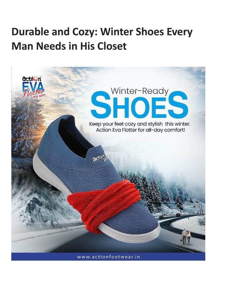 durable and cozy winter shoes every man needs