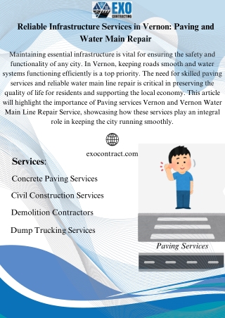 Reliable Infrastructure Services in Vernon Paving and Water Main Repair (1)