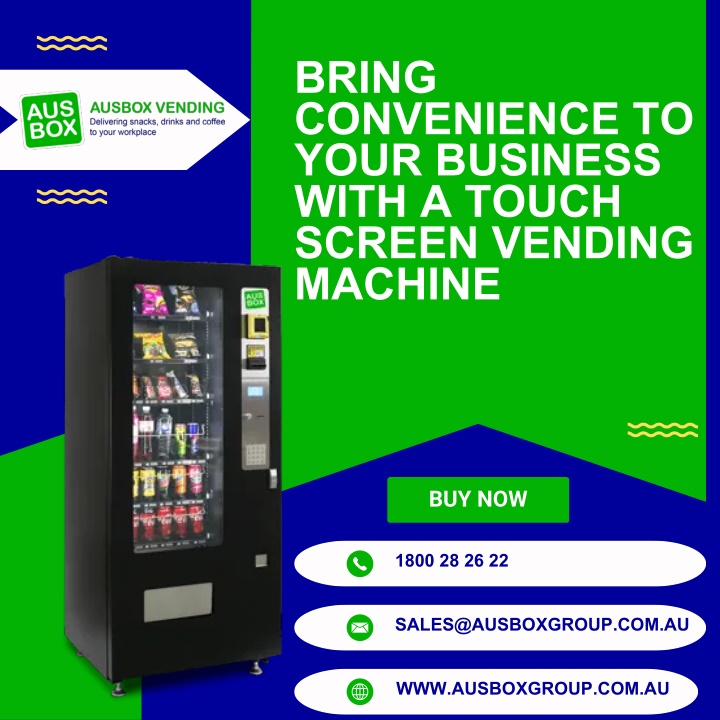 bring convenience to your business with a touch