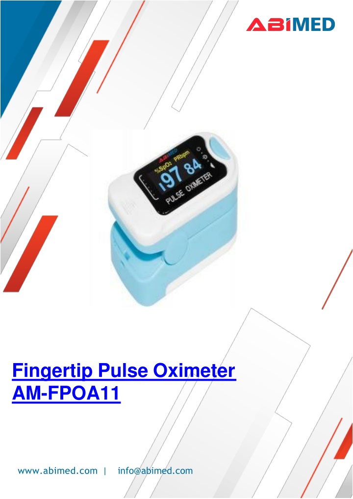 fingertip pulse oximeter am fpoa11