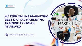 Master Online Marketing Best Digital Marketing Training Courses Reviewed