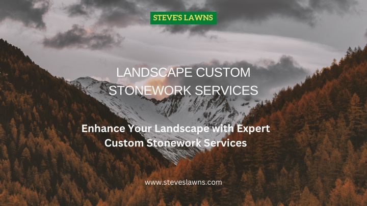 landscape custom stonework services