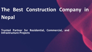 the best construction company in nepal