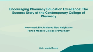 Modern College of Pharmacy - Case Study | vmedulife Educational Solutions