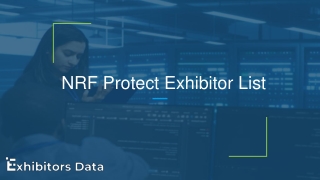 NRF Protect Exhibitor List