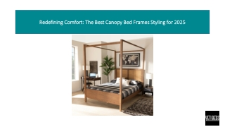 redefining comfort the best canopy bed frames styling for 2025