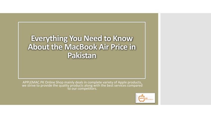 everything you need to know about the macbook air price in pakistan