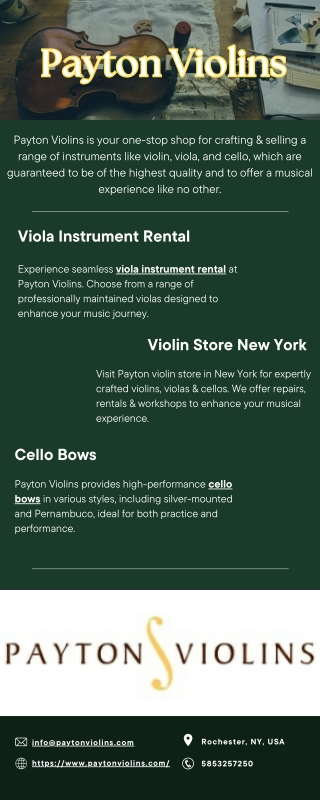 Viola Instrument Rental