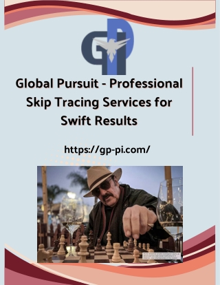 Global Pursuit - Professional Skip Tracing Services for Swift Results