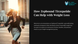 how zepbound tirzepatide can help with weight loss