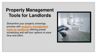 Property Management Tools for Landlords