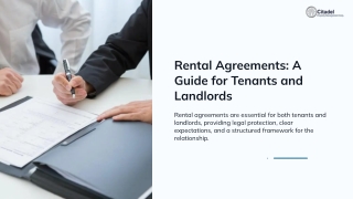 Why Having a Rental Agreement Is Essential for Tenants and Landlords