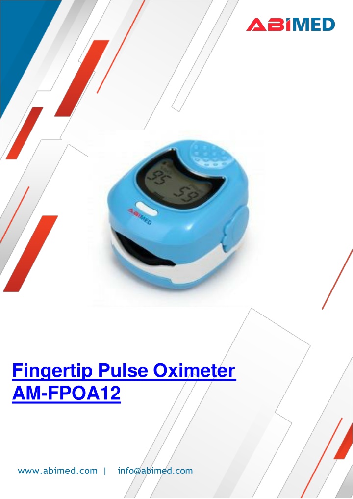 fingertip pulse oximeter am fpoa12