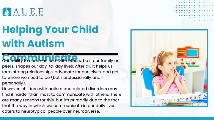 helping your child with autism communicate