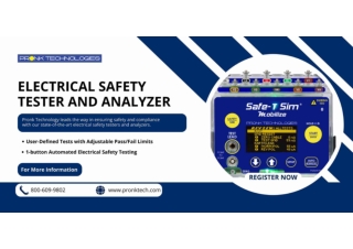 Electrical Safety Tester And Analyzer