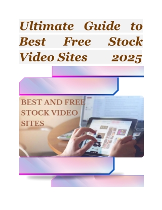 The Ultimate Guide to Free Stock Video Sites