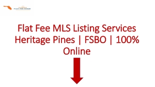 flat fee mls listing services flat