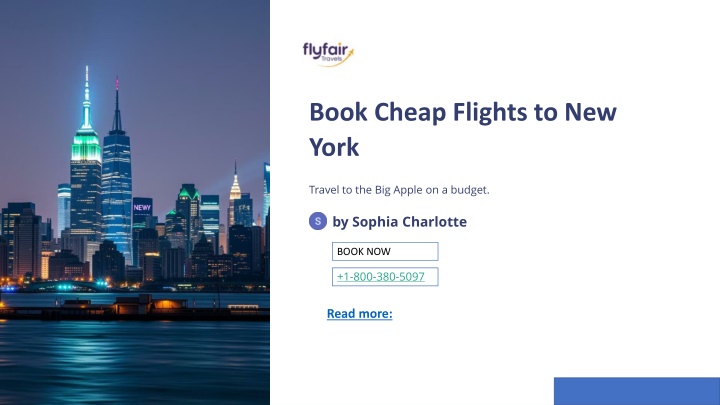 book cheap flights to new york