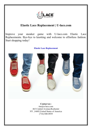 elastic lace replacement u lace com