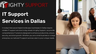 Comprehensive IT Support Services in Dallas | Ighty Support