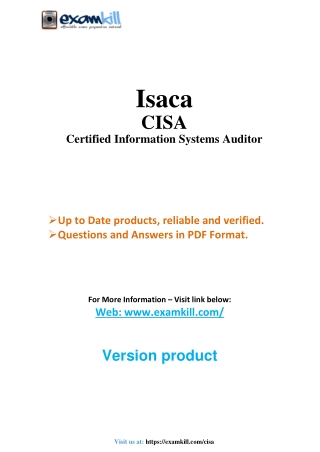 isaca cisa